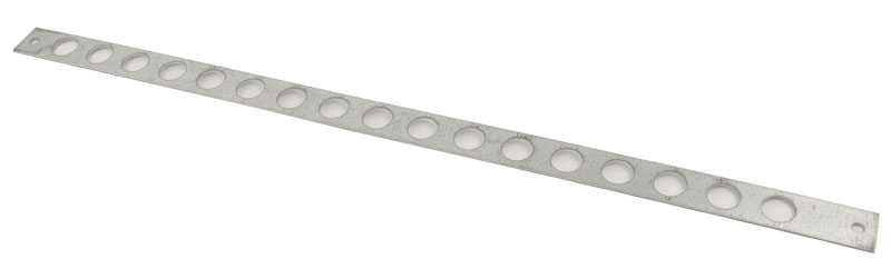 Omega Bas 55 Hålad täckplåt för fräst spalt