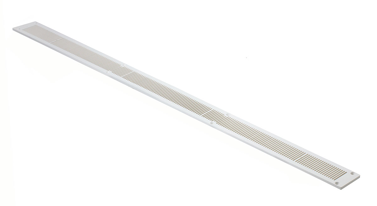 Fresh F13 överluftsgaller 1 par (vit plast)