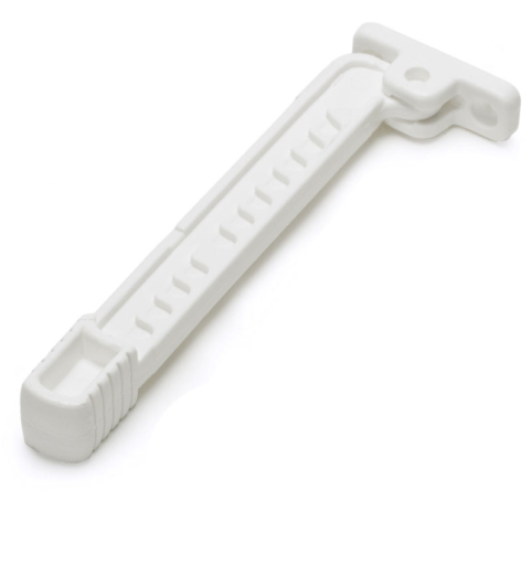 Vädringsbeslag 66/55 endast arm, vit