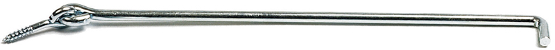 Stormhasp L=250 mm Rostfri R pris/st