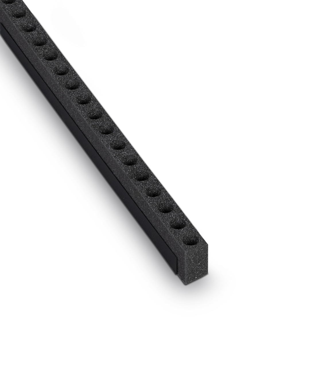 Ljudkanal för träkassett, hålad 498x20x33 mm