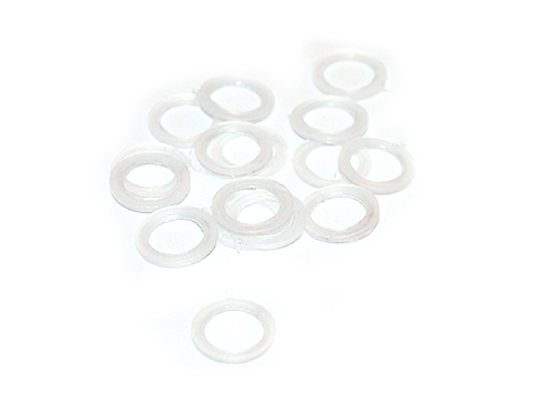Gångjärnsringar nylon 9,5 mm 100-pack
