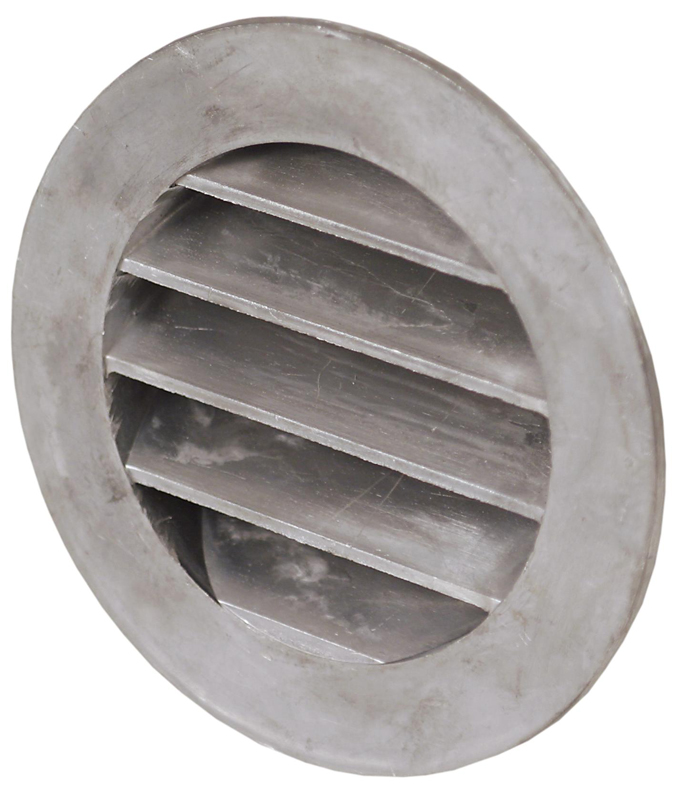 Gjutet aluminiumgaller O 80 mm, med stos