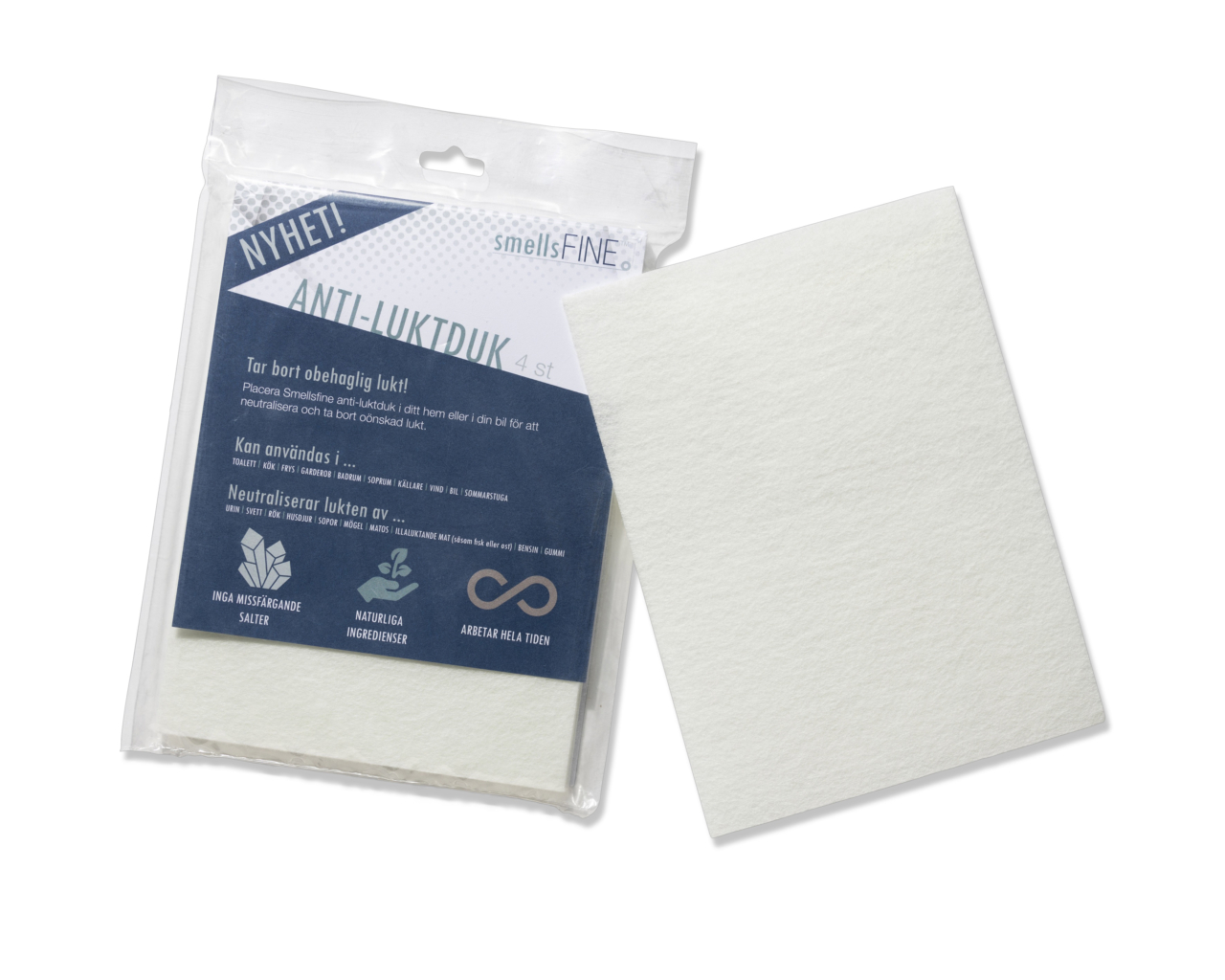 SmellsFine Anti-Luktduk 200x150mm (4st/frp)