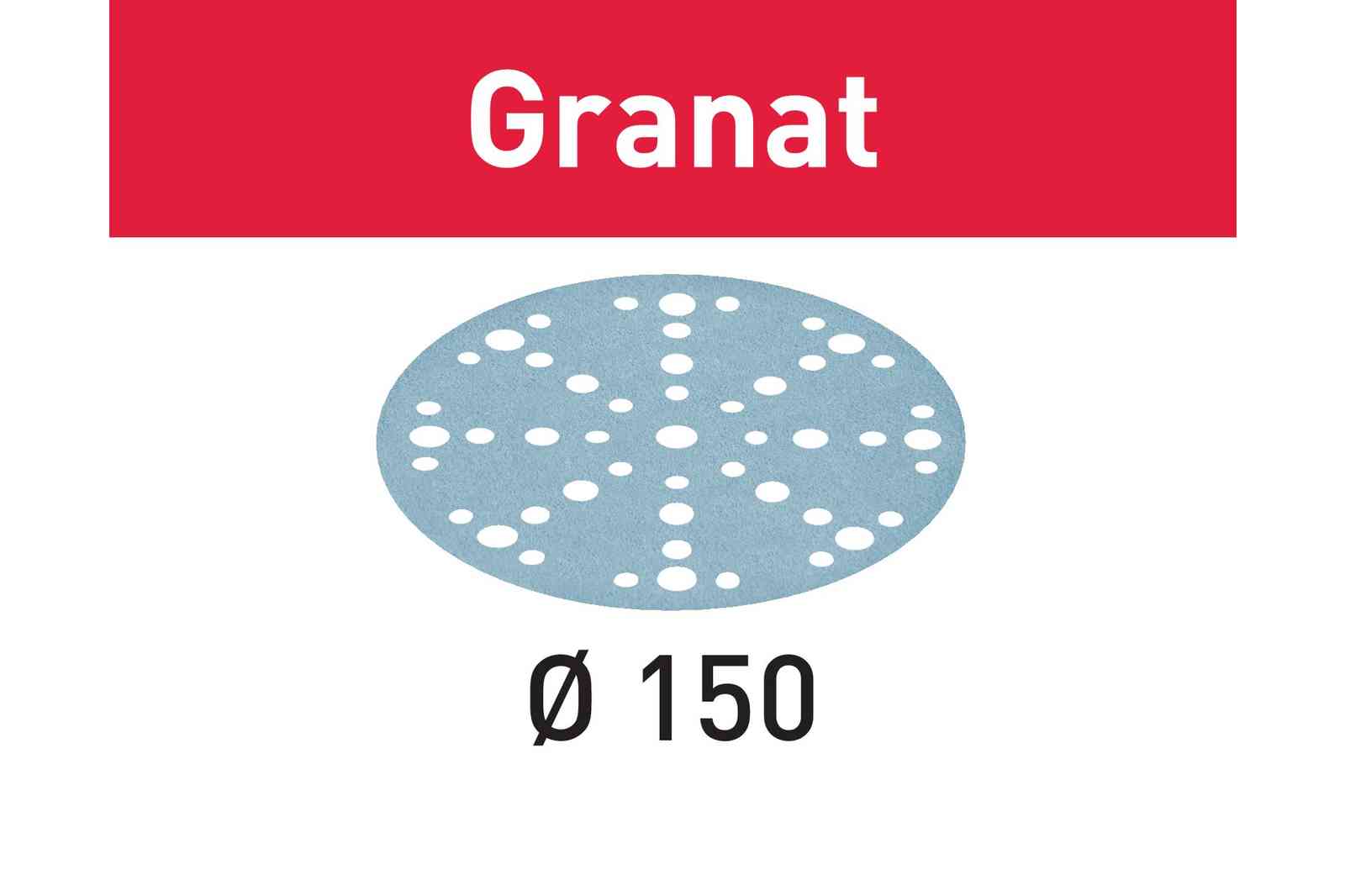 Festool Sliprond 150 mm K 40 (Granat) 50 st/fp