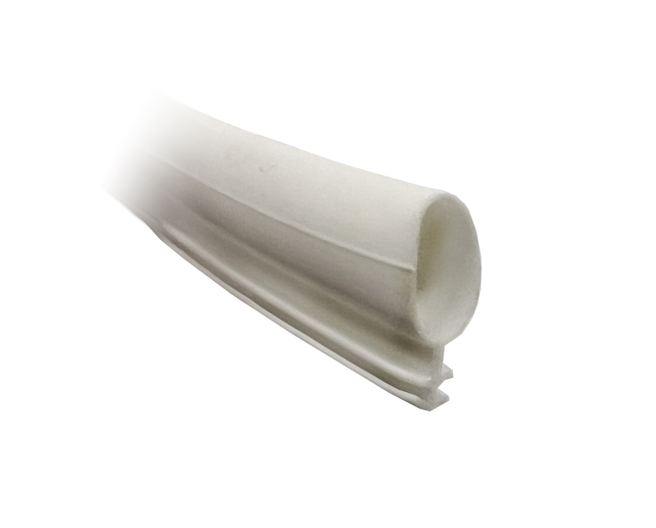 O-list 8 mm, TPE C-sågspår VIT 75 m