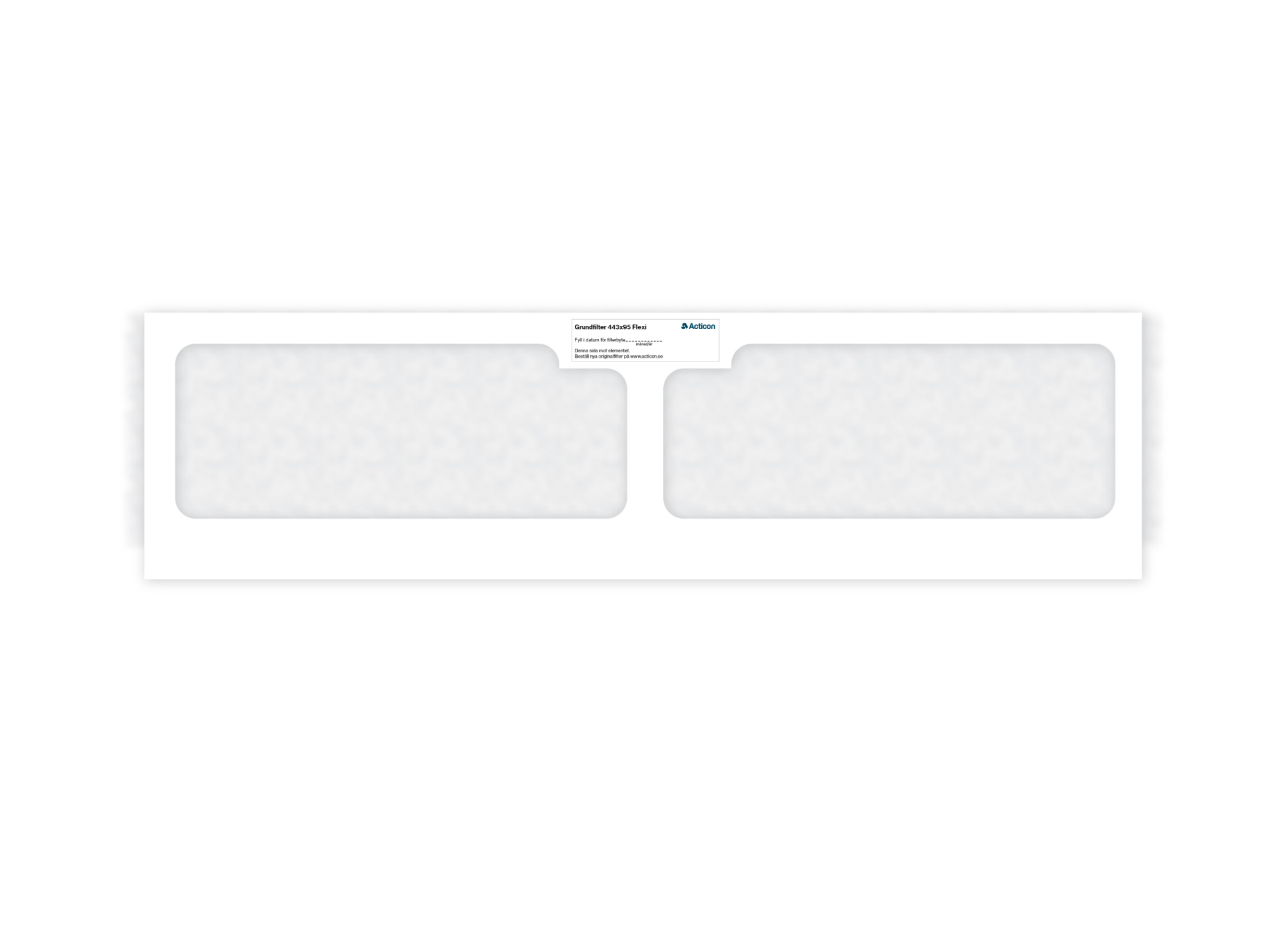 Easy-Vent, Flexi-G grundfilter G2 443x95 mm Mini G